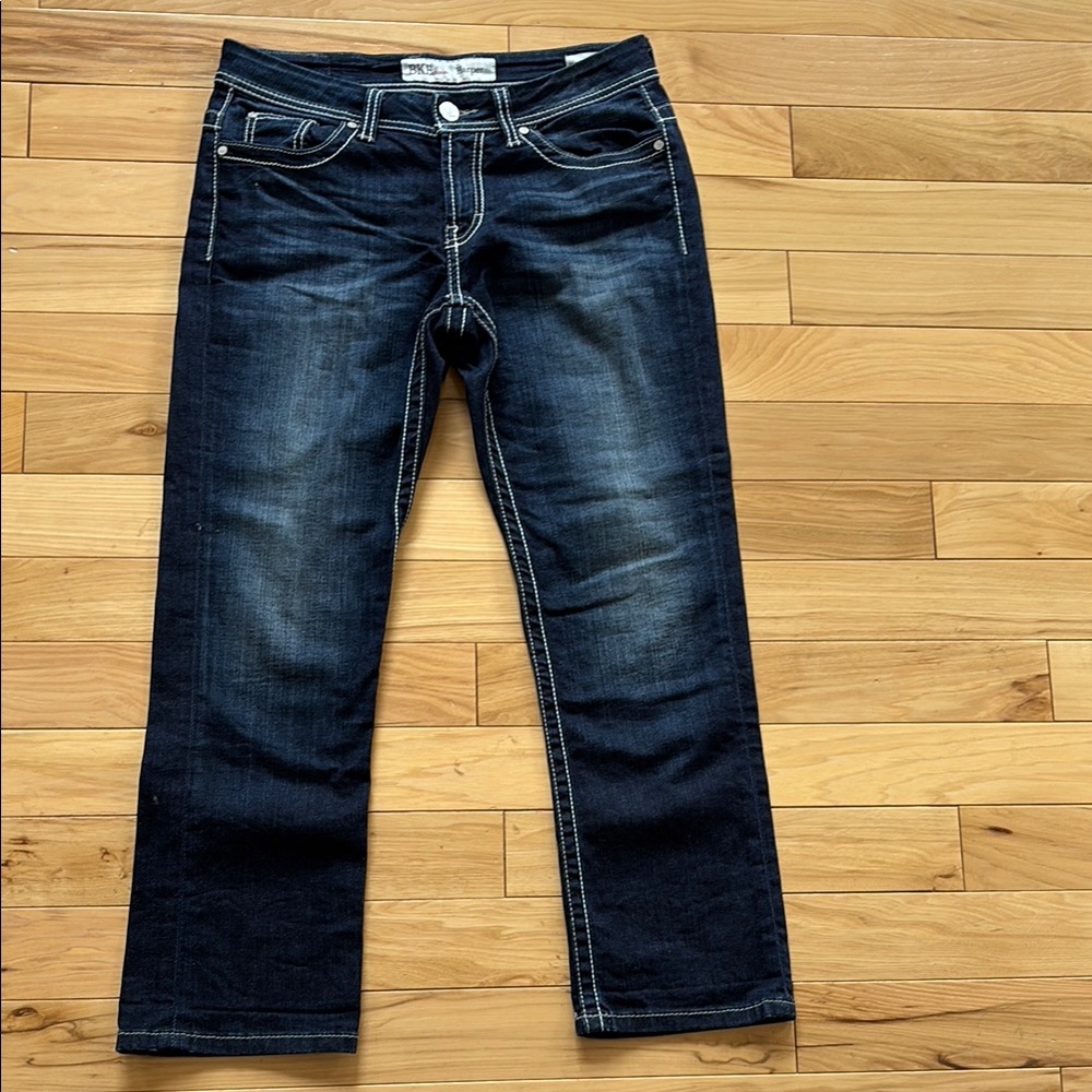 BKE Denim Harper Jeans in Dark Blue
